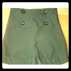 High waisted summer shorts